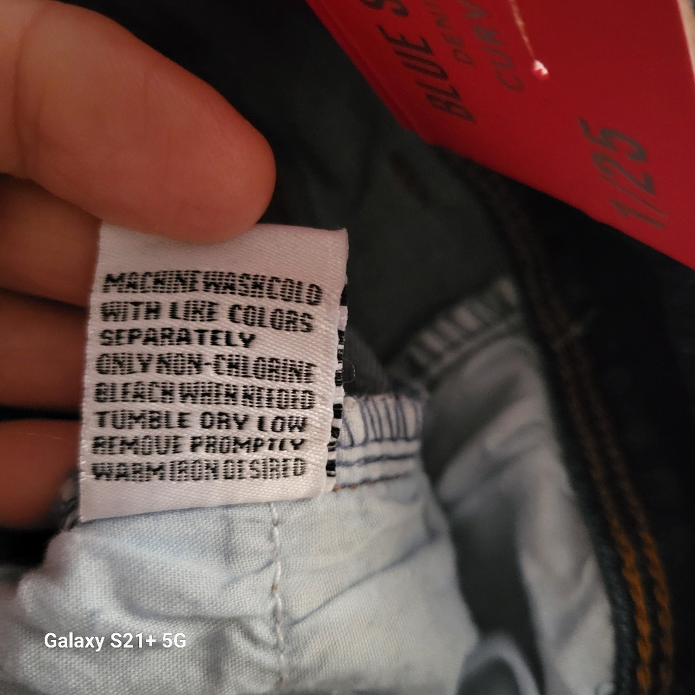 NWT Blue Savvy Bootcut Size 1/25 - Picture 4 of 7